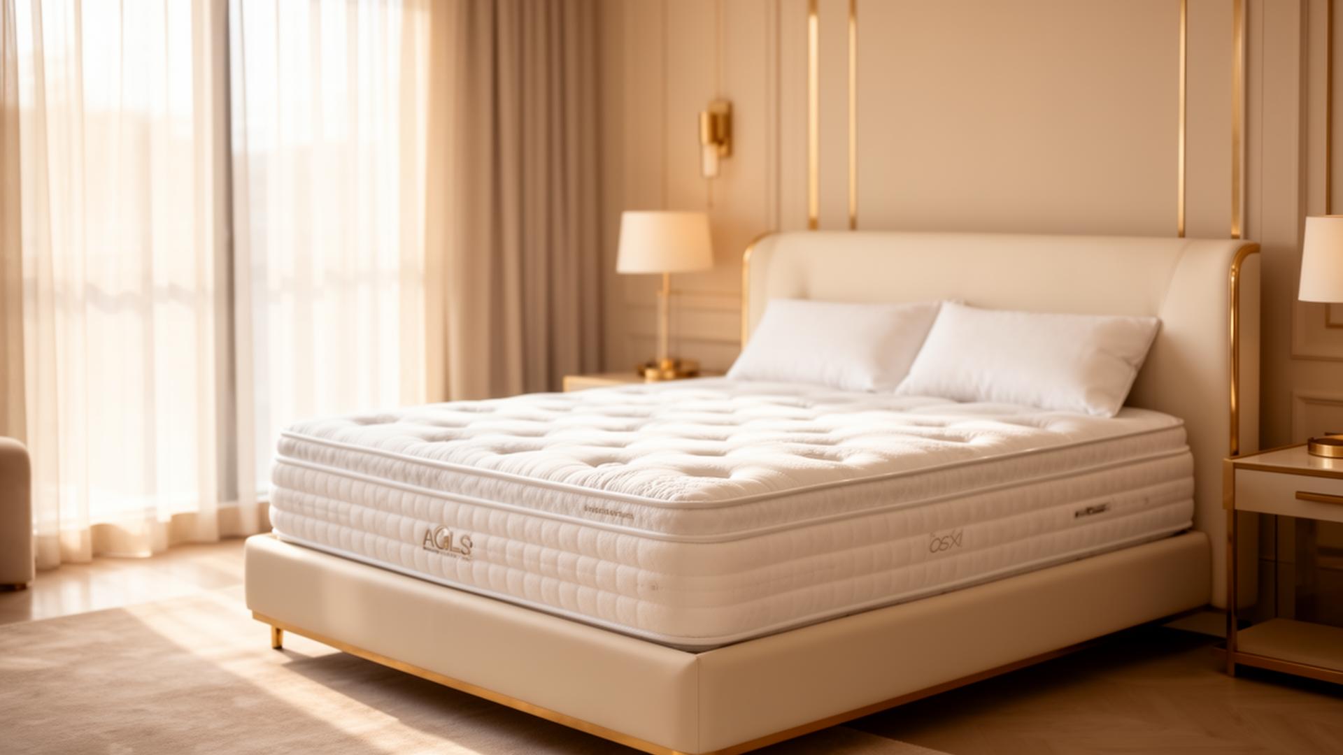 Quarto sofisticado com colchão Ortobom premium em Belo Horizonte